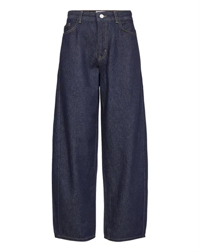 Nümph - NUAmsterdam Barrel Jeans - Dark Blue Denim 